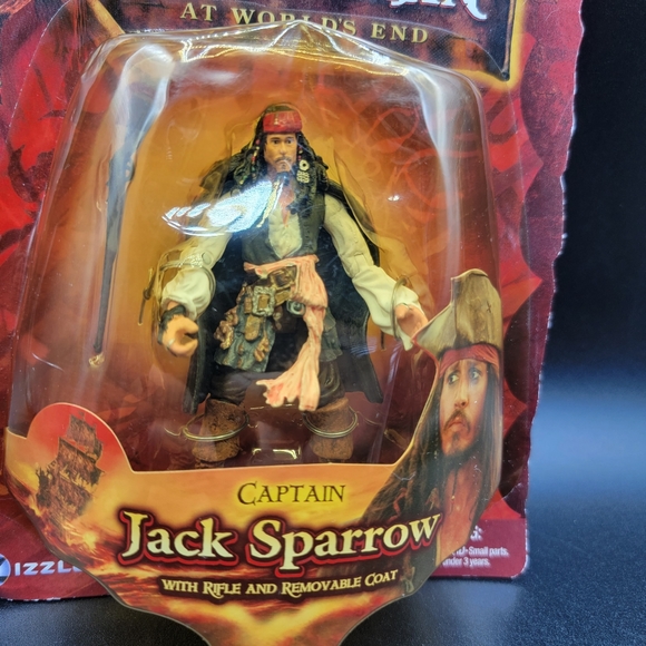 Disney Pirates of The Caribbean @ Worlds End Captain Jack Sparrow Figure 07' New - Picture 4 of 7